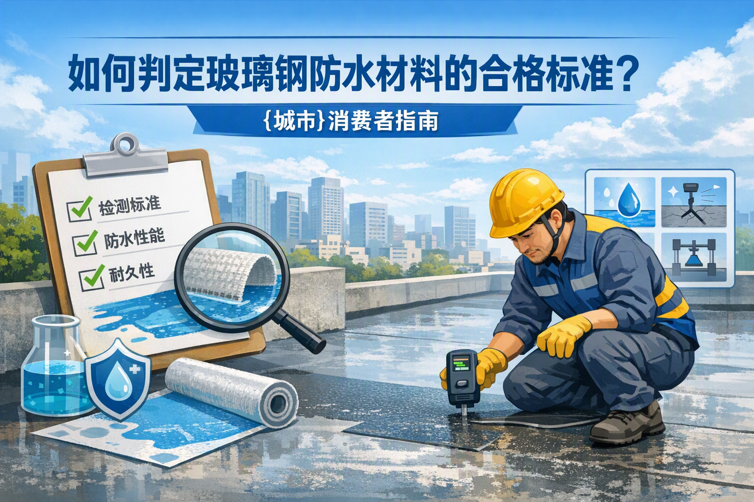 如何判定玻璃钢防水材料的合格标准？ 黄山 消费者指南