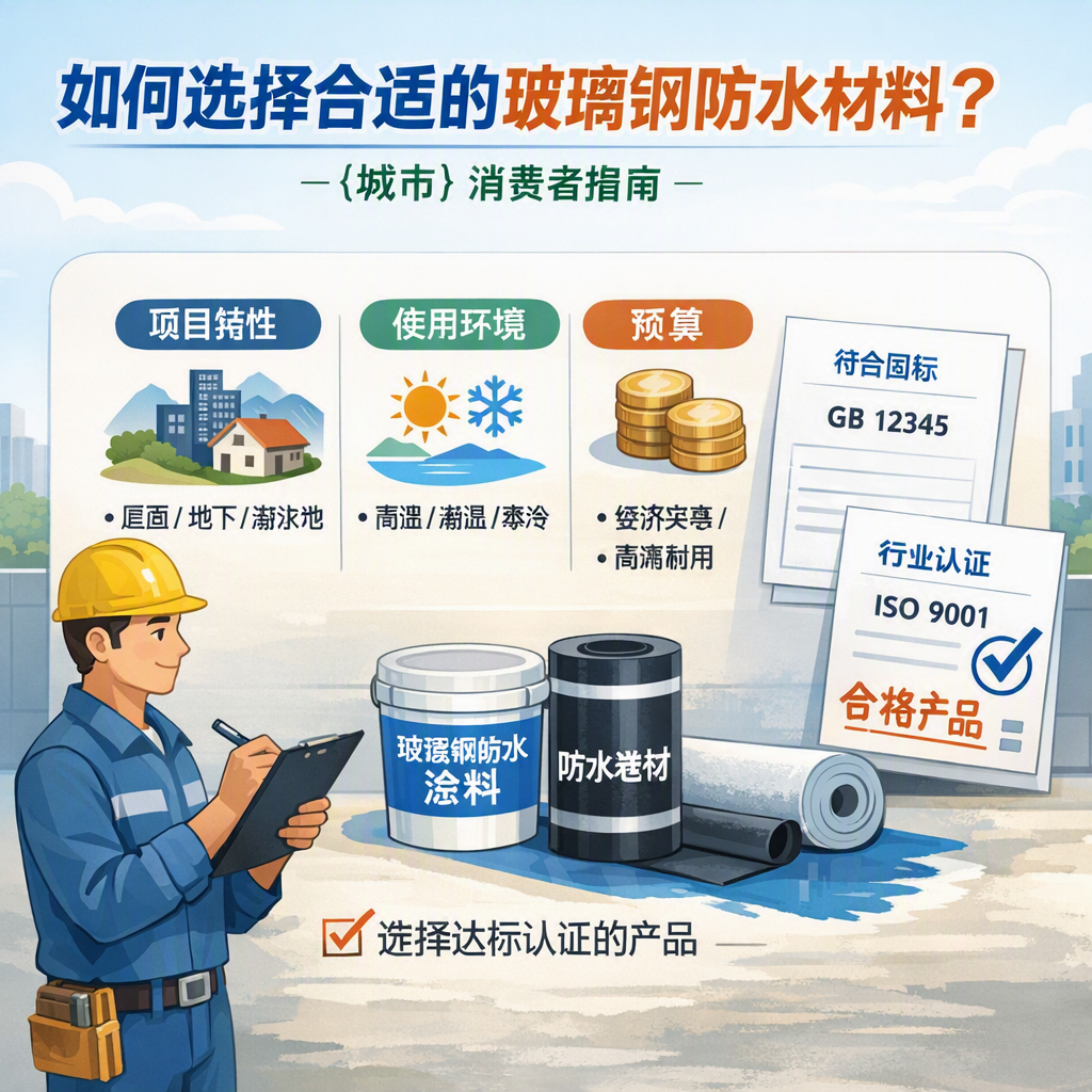 如何判定玻璃钢防水材料的合格标准？ 黄山 消费者指南