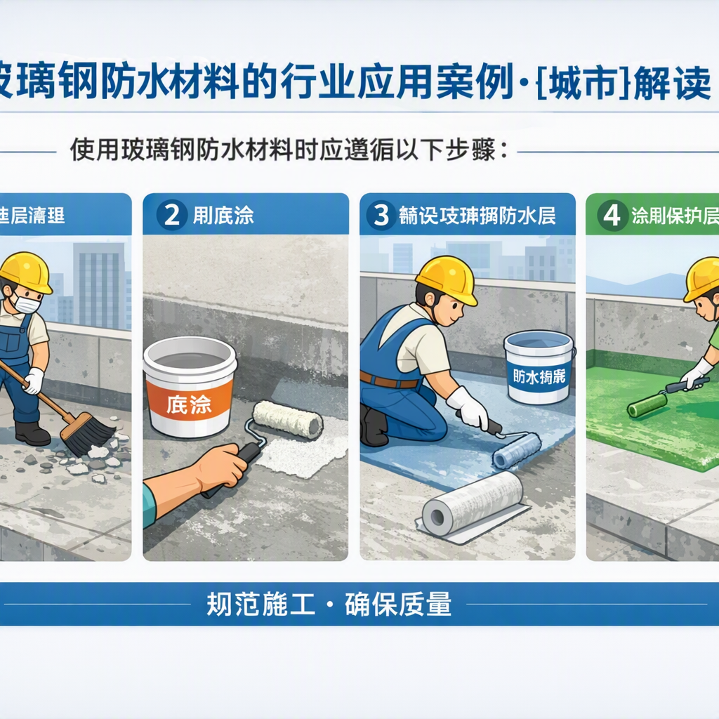 玻璃钢防水材料的行业应用案例，黄山解读