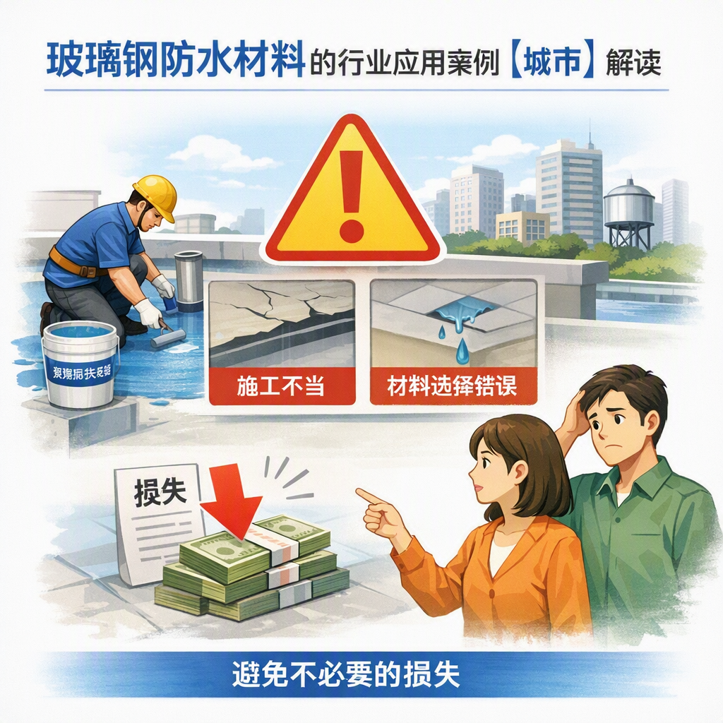 玻璃钢防水材料的行业应用案例，黄山解读