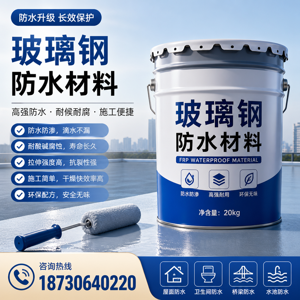 专家解析：玻璃钢防水材料的市场前景分析在 黄山